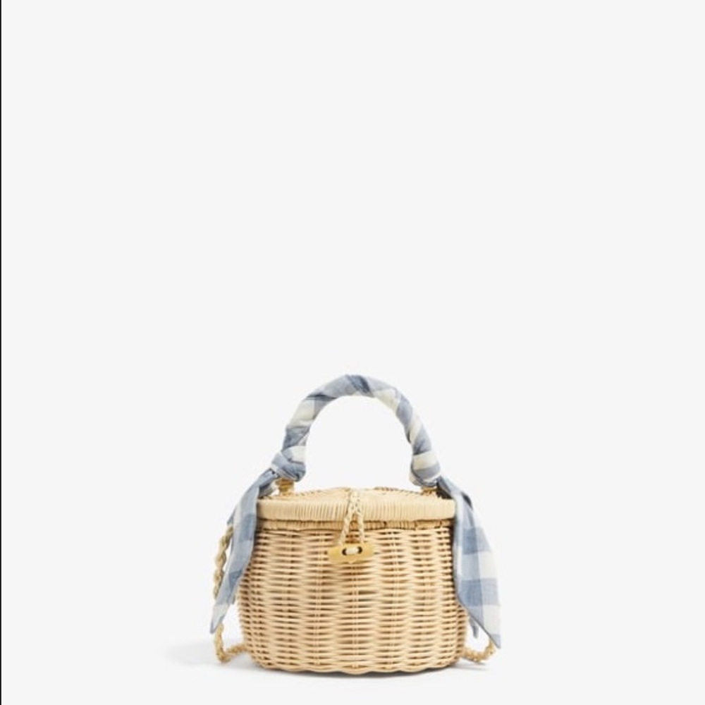 ZARA Wicker Purse